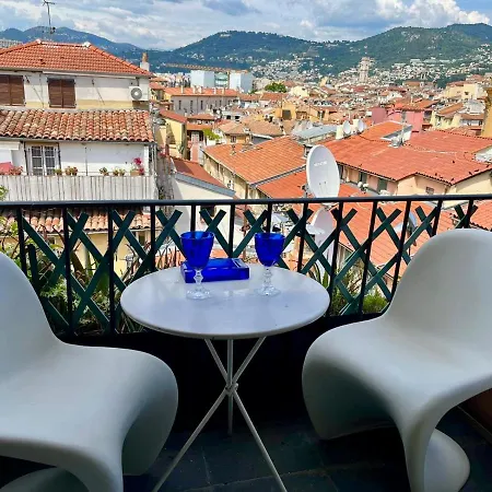 Lägenhet Cosy Penthouse Old Town Sea View Little Terraces Air Conditionned *
