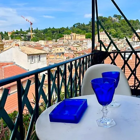 Lägenhet Cosy Penthouse Old Town Sea View Little Terraces Air Conditionned Nice