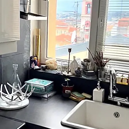 Cosy Penthouse Old Town Sea View Little Terraces Air Conditionned Lägenhet